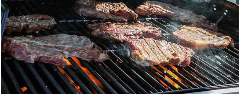 How often should I change the gas in my grill?